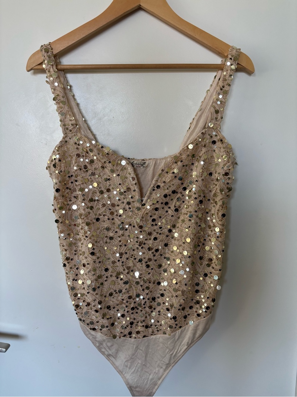 Free People Sequin Bodysuit - Brand New With Tags